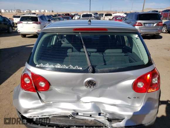 2007 Volkswagen Rabbit with VIN WVWDS71KX7W052439, listed as a Copart auction lot 42151354 with 95,865 mi miles and Salvage title. Bid and sale history available at DreamBid. Image 6.