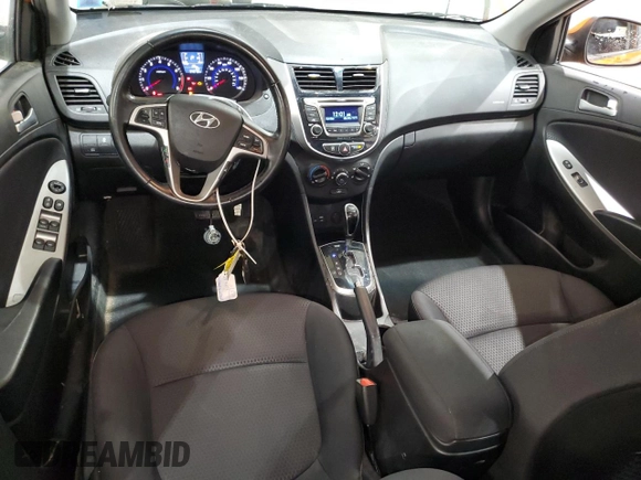 2016 Hyundai Accent Sport with VIN KMHCU5AE0GU244416, listed as a Copart auction lot 81792904 with 54,278 mi miles and Salvage Title. Bid and sale history available at carsss.com. Image 8.