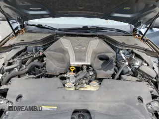 2017 Infiniti Q50 Signature Edition with VIN JN1EV7APXHM730064, listed as a Copart auction lot 58155405 with 93,425 mi miles and Salvage title. Bid and sale history available at DreamBid. Image 11.