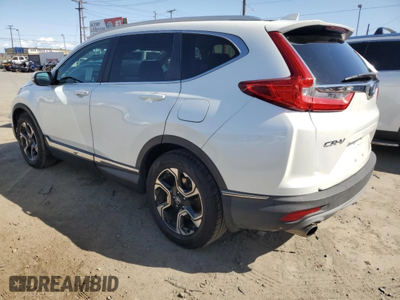 2017 Honda CR-V Touring with VIN 2HKRW1H96HH517669, listed as a Copart auction lot 52150615 with 97,961 mi miles and Salvage Title. Bid and sale history available at carsss.com. Image 2.
