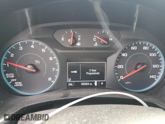 2018 Chevrolet Equinox LT with VIN 3GNAXJEV1JS567068, listed as a Copart auction lot 61199365 with 105,354 mi miles and Salvage title. Bid and sale history available at DreamBid. Image 9.