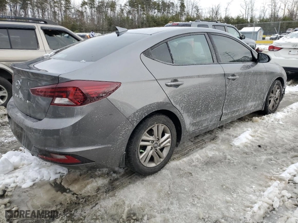 2020 Hyundai Elantra SEL with VIN 5NPD84LF6LH501936, listed as a Copart auction lot 41649195 with 90,317 mi miles and Salvage Title. Bid and sale history available at carsss.com. Image 3.