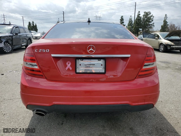 2013 Mercedes-Benz C-Class C 250 with VIN WDDGJ4HB9DF950276, listed as a Copart auction lot 51135075 with 112,693 mi miles and Salvage Title. Bid and sale history available at carsss.com. Image 6.