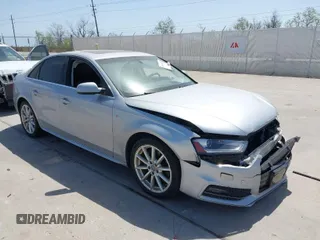 2016 Audi A4 Premium Plus with VIN WAUFFAFL9GN007264, listed as a IAAI auction lot 41861085 with 63,871 mi miles. Bid and sale history available at carsss.com. Image 1.