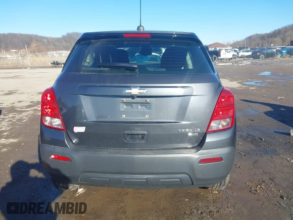 2016 Chevrolet Trax LS with VIN 3GNCJNSB8GL233537, listed as a IAAI auction lot 41574936 with 101,301 mi miles. Bid and sale history available at carsss.com. Image 16.