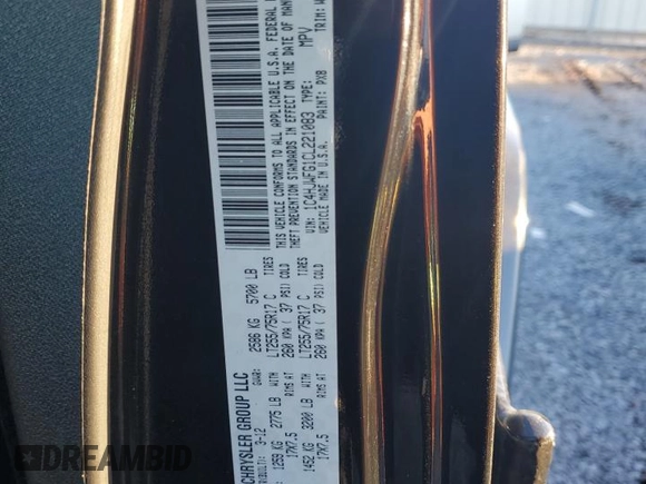 2012 Jeep Wrangler Unlimited Rubicon with VIN 1C4HJWFG1CL221083, listed as a Copart auction lot 80081654 with 163,912 mi miles and Salvage title. Bid and sale history available at DreamBid. Image 12.