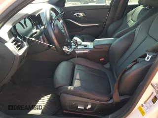 2019 BMW 3 Series 330i with VIN 3MW5R1J59K8B02494, listed as a Copart auction lot 43181165 with 55,183 mi miles and Salvage Title. Bid and sale history available at carsss.com. Image 7.