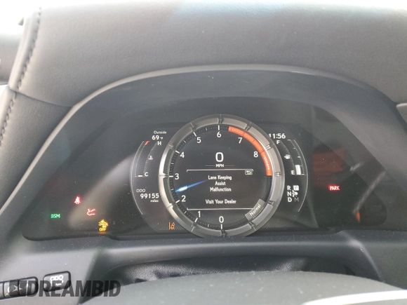 2018 Lexus LS with VIN JTHC51FF4J5004992, listed as a Copart auction lot 49701775 with 99,155 mi miles and Salvage Title. Bid and sale history available at carsss.com. Image 9.