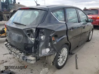2015 Ford C-Max SEL with VIN 1FADP5CU6FL109309, listed as a Copart auction lot 43645495 with 142,313 mi miles and Salvage Title. Bid and sale history available at DreamBid. Image 3.