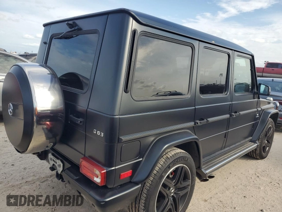 2017 Mercedes-Benz G-Class AMG G 63 with VIN WDCYC7DF7HX278621, listed as a Copart auction lot 74987574 with 17,400 mi miles and Non Repairable. Bid and sale history available at carsss.com. Image 3.