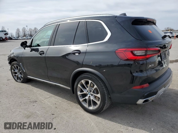 2019 BMW X5 xDrive40i with VIN 5UXCR6C57KLL34538, listed as a Copart auction lot 50252445 with 108,588 mi miles and Salvage Title. Bid and sale history available at carsss.com. Image 2.
