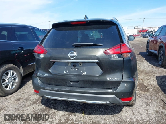 2017 Nissan Rogue SV with VIN KNMAT2MV1HP575899, listed as a IAAI auction lot 41807777 with 165,638 mi miles. Bid and sale history available at carsss.com. Image 16.