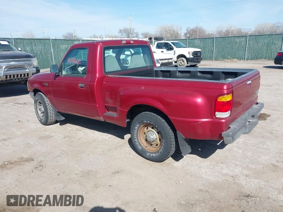 1999 Ford Ranger XL with VIN 1FTYR10C9XPA61440, listed as a IAAI auction lot 41781600 with 295,619 mi miles. Bid and sale history available at carsss.com. Image 3.