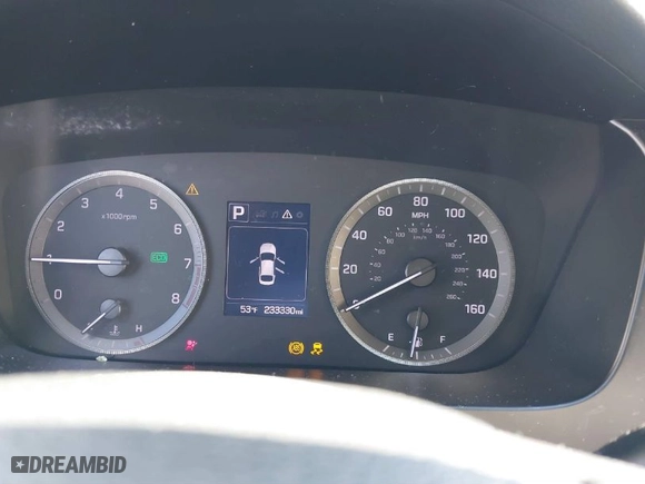 2016 Hyundai Sonata 2.4L Sport with VIN 5NPE34AF1GH410309, listed as a IAAI auction lot 38677619 with 233,330 mi miles. Bid and sale history available at carsss.com. Image 7.