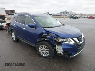 2018 Nissan Rogue SV with VIN KNMAT2MV8JP592365, listed as a IAAI auction lot 42081584 with 58,687 mi miles and . Bid and sale history available at carsss.com. Image 1.