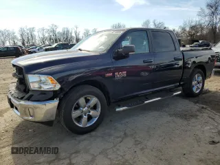 2019 Ram 1500 Lone Star with VIN 1C6RR6LT7KS573272, listed as a Copart auction lot 46118925 with 77,227 mi miles and Salvage title. Bid and sale history available at DreamBid. Image 1.