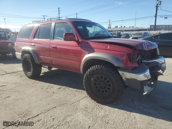2000 Toyota 4Runner SR5 with VIN JT3HN86R7Y0311434, listed as a Copart auction lot 45641955 with 265,958 mi miles and Salvage Title. Bid and sale history available at carsss.com. Image 4.