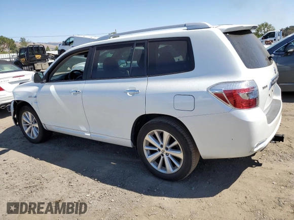 2008 Toyota Highlander Hybrid Limited with VIN JTEEW44A582020867, listed as a Copart auction lot 69971894 with 180,182 mi miles and Salvage Title. Bid and sale history available at carsss.com. Image 2.
