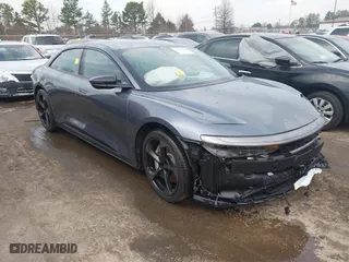 2024 Lucid Air Touring with VIN 50EA1TEA4RA004799, listed as a IAAI auction lot 41651768 with 7,779 mi miles. Bid and sale history available at carsss.com. Image 1.