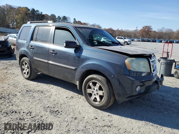 2010 Honda Pilot Touring with VIN 5FNYF3H88AB011182, listed as a Copart auction lot 83446604 with 175,872 mi miles and Salvage Title. Bid and sale history available at DreamBid. Image 4.