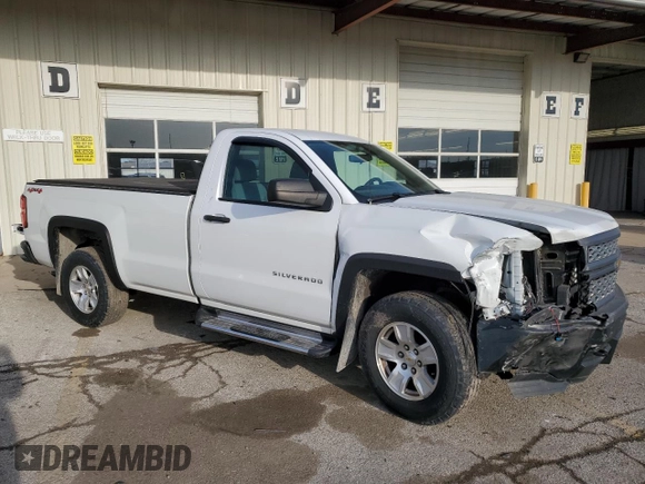 2014 Chevrolet Silverado 1500 Work Truck with VIN 1GCNKPEC3EZ295013, listed as a Copart auction lot 42500745 with 97,234 mi miles and Salvage Title. Bid and sale history available at DreamBid. Image 4.