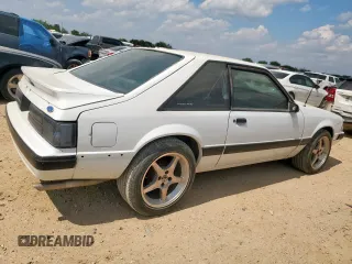 1989 Ford Mustang with VIN 1FABP41E3KF176536, listed as a Copart auction lot 58233075 with 17,202 mi miles and Salvage title. Bid and sale history available at DreamBid. Image 3.