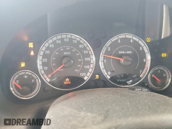 2007 Jeep Liberty Limited with VIN 1J4GK58K77W709344, listed as a Copart auction lot 71837204 with 191,408 mi miles and Salvage title. Bid and sale history available at DreamBid. Image 9.