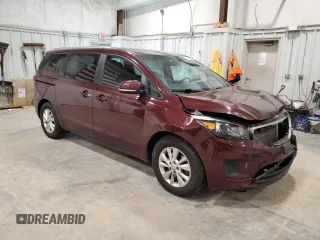 2015 Kia Sedona LX with VIN KNDMB5C19F6060877, listed as a Copart auction lot 52315255 with 187,271 mi miles and Non Repairable. Bid and sale history available at carsss.com. Image 4.