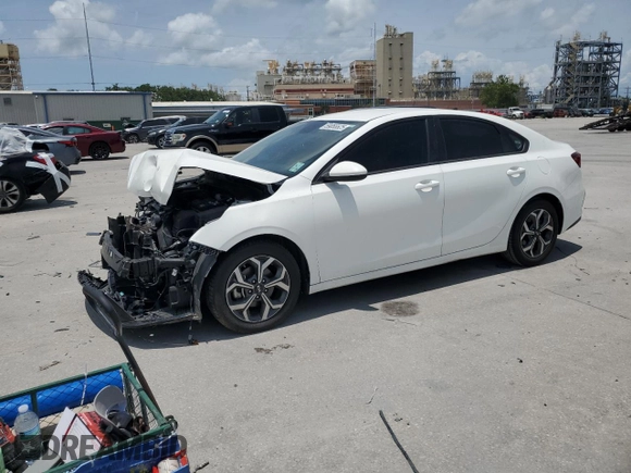 2021 Kia Forte LXS with VIN 3KPF24AD6ME334222, listed as a Copart auction lot 59055525 with Not provided miles and Salvage title. Bid and sale history available at DreamBid. Image 1.