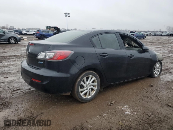 2012 Mazda 3 i Touring with VIN JM1BL1V73C1552053, listed as a Copart auction lot 85497304 with Not Provided miles and Salvage Title. Bid and sale history available at DreamBid. Image 3.