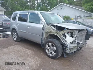 2012 Honda Pilot EX-L with VIN 5FNYF4H51CB043504, listed as a IAAI auction lot 42351403 with 191,001 mi miles and . Bid and sale history available at DreamBid. Image 1.