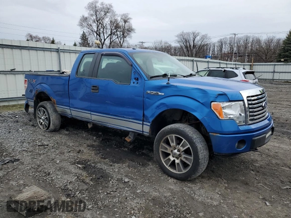 2014 Ford F-150 XL with VIN 1FTFX1EF9EKF67215, listed as a Copart auction lot 51594605 with 184,079 mi miles and Salvage Title. Bid and sale history available at carsss.com. Image 4.