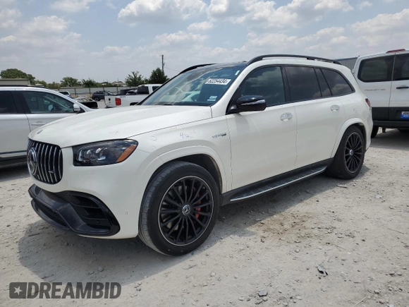 2021 Mercedes-Benz GLS 63 AMG with VIN 4JGFF8KE2MA276675, listed as a Copart auction lot 62254434 with 30,425 mi miles and Clean Title. Bid and sale history available at DreamBid. Image 1.