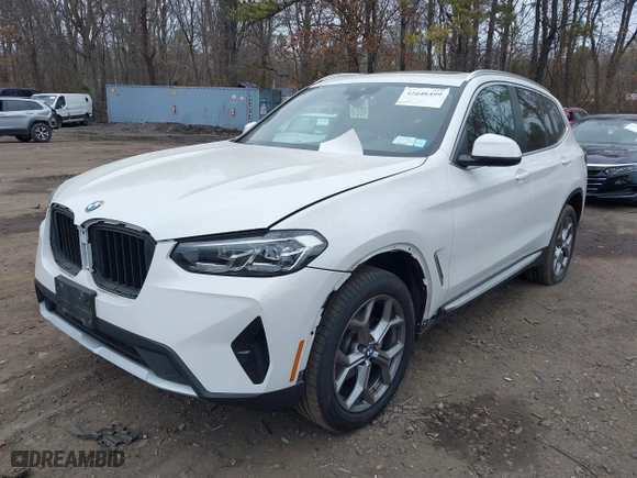 2023 BMW X3 xDrive30i with VIN 5UX53DP05P9T22681, listed as a IAAI auction lot 41646499 with 18,307 mi miles. Bid and sale history available at carsss.com. Image 18.