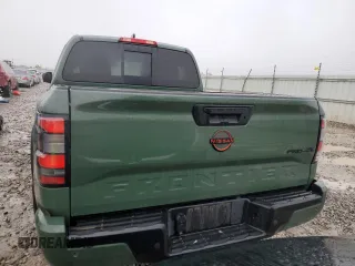 2023 Nissan Frontier SV with VIN 1N6ED1EKXPN663452, listed as a Copart auction lot 53535295 with 17,522 mi miles and Salvage title. Bid and sale history available at DreamBid. Image 6.