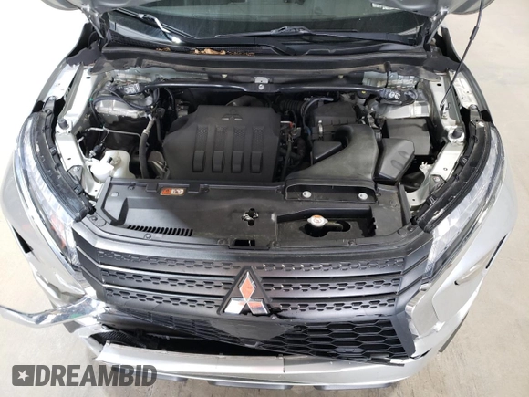 2022 Mitsubishi Eclipse Cross SE with VIN JA4ATWAA3NZ002683, listed as a Copart auction lot 54446995 with 65,648 mi miles and Salvage title. Bid and sale history available at DreamBid. Image 12.
