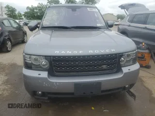 2012 Land Rover Range Rover HSE Lux with VIN SALMF1D44CA384472, listed as a Copart auction lot 60802735 with 130,960 mi miles and Salvage title. Bid and sale history available at DreamBid. Image 5.