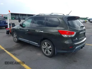 2016 Nissan Pathfinder Platinum with VIN 5N1AR2MM1GC601280, listed as a IAAI auction lot 42169483 with 179,332 mi miles. Bid and sale history available at carsss.com. Image 3.