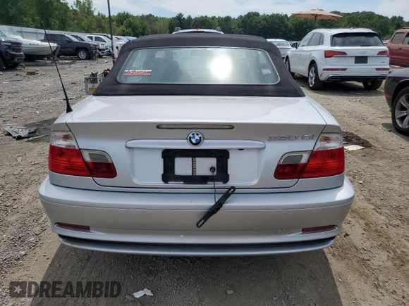 2002 BMW 3 Series 330Ci with VIN WBABS53432EV89840, listed as a Copart auction lot 61902775 with 123,796 mi miles and Clean title. Bid and sale history available at DreamBid. Image 6.