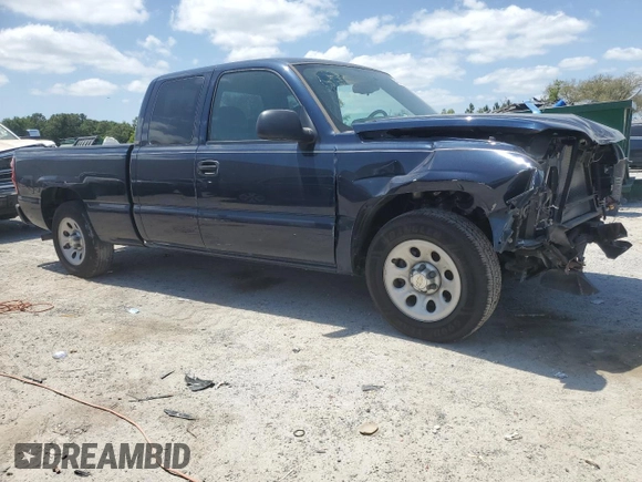 2005 Chevrolet Silverado 1500 LS with VIN 2GCEC19V351362384, listed as a Copart auction lot 54564485 with 78,349 mi miles and Salvage Title. Bid and sale history available at DreamBid. Image 4.
