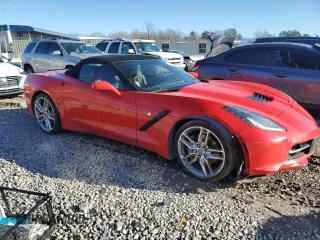 2019 Chevrolet Corvette 3LT with VIN 1G1YF3D75K5115928, listed as a Copart auction lot 86911444 with 0 mi miles and Salvage Title. Bid and sale history available at carsss.com. Image 4.