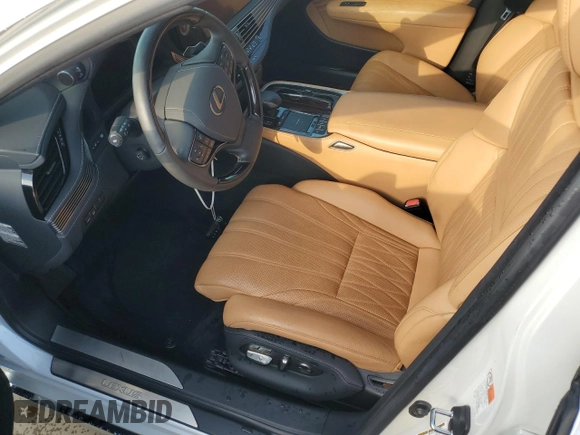 2021 Lexus LS 500 z VIN JTHD51FFXM5013754, wystawiony jako Copart lot #73820734 z przebiegiem Nie podano mil oraz Nie do naprawy • Non repairable. Historia ofert i sprzedaży dostępna na DreamBid. Obrazek 7.