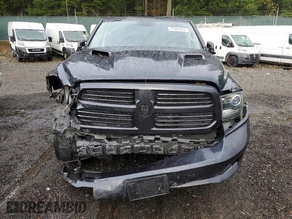 2013 Ram 1500 Sport with VIN 1C6RR7HT7DS676712, listed as a Copart auction lot 77384224 with 147,928 mi miles and Salvage title. Bid and sale history available at DreamBid. Image 5.
