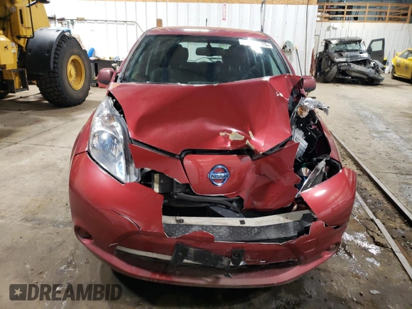 2013 Nissan LEAF S with VIN 1N4AZ0CP8DC405875, listed as a Copart auction lot 42643525 with 75,824 mi miles and Clean title. Bid and sale history available at DreamBid. Image 5.