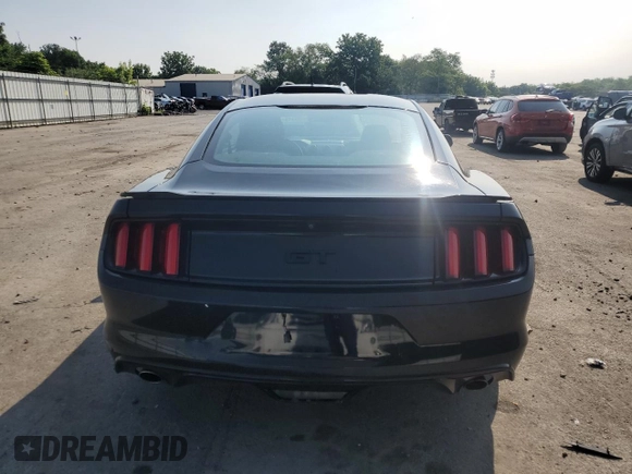2016 Ford Mustang GT with VIN 1FA6P8CF5G5309390, listed as a Copart auction lot 58806345 with 129,546 mi miles and Salvage title. Bid and sale history available at DreamBid. Image 6.