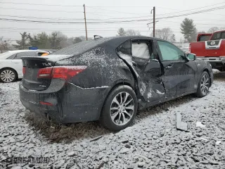 2019 Acura TLX w/A-Spec Pkg with VIN 19UUB3F62KA001402, listed as a Copart auction lot 88762055 with 84,536 mi miles and Salvage Title. Bid and sale history available at carsss.com. Image 3.