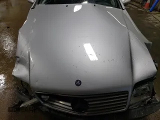 1999 Mercedes-Benz SL-Class with VIN WDBFA68F0XF180251, listed as a Copart auction lot 81543864 with 136,234 mi miles and Salvage Title. Bid and sale history available at carsss.com. Image 11.