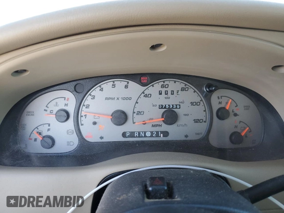 2003 Ford Ranger XL Fleet with VIN 1FTYR44V63PA89770, listed as a Copart auction lot 42610865 with 75,339 mi miles and Salvage title. Bid and sale history available at DreamBid. Image 9.