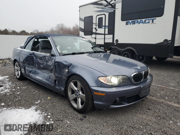 2004 BMW 3 Series 325Ci with VIN WBABW33434PL33813, listed as a Copart auction lot 85084584 with 104,742 mi miles and Clean Title. Bid and sale history available at carsss.com. Image 4.
