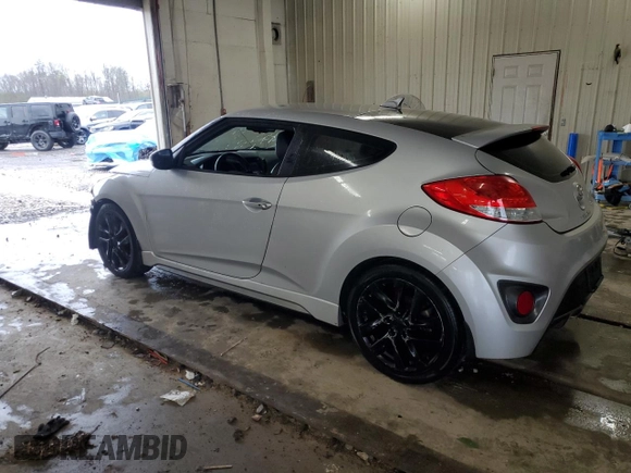 2014 Hyundai Veloster Turbo with VIN KMHTC6AE3EU183570, listed as a Copart auction lot 51014085 with 110,139 mi miles and Clean title. Bid and sale history available at DreamBid. Image 2.